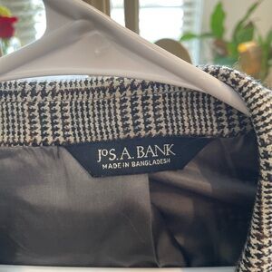 Jos. A. Bank Black and White Checkered Jacket